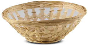 CANASTA BAMBOO REDONDA 20 CM
