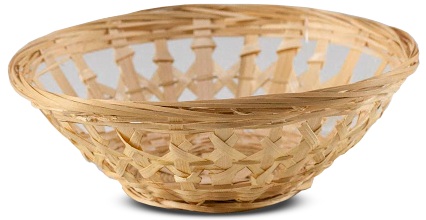 1399 - CANASTO BAMBOO REDONDO 20 CM CANASTA BAMBOO REDONDA 20 CM