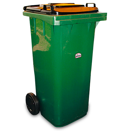 RECIP.CUAD.x120L C/TAPA PORTABLE