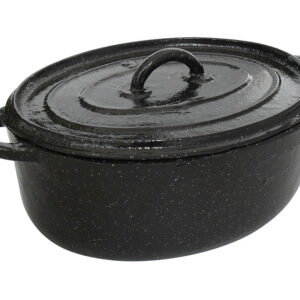 CACEROLA FUND ENLOZ OVAL C/TAPA x 4.5L