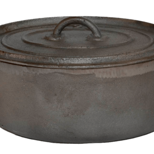 CACEROLA FUND BARNIZ OVAL C/TAPA x 4.5L