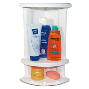 ORGANIZADOR ANGULAR P/DUCHA 2 ESTANTES