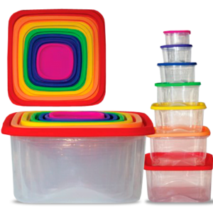 SETx7 CONTENEDOR CUAD. MULTICOLOR