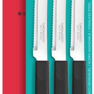 2726 - Cuchillos x3 Línea Belize BLx3 Belize NEGRO CUCHILLO M/PLASTICO