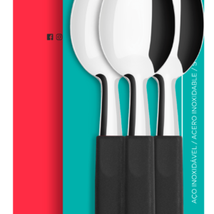 BLx3 Belize NEGRO CUCHARA M/PLASTICO