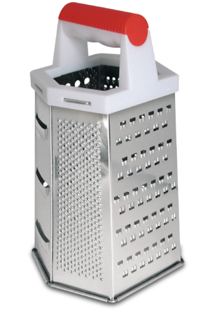RALLADOR 6 CARAS AC.INOX. 23Cm