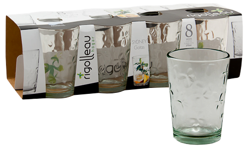 2815 - Pack PACKx8 VASO SYDNEY GOTAS FLINT
