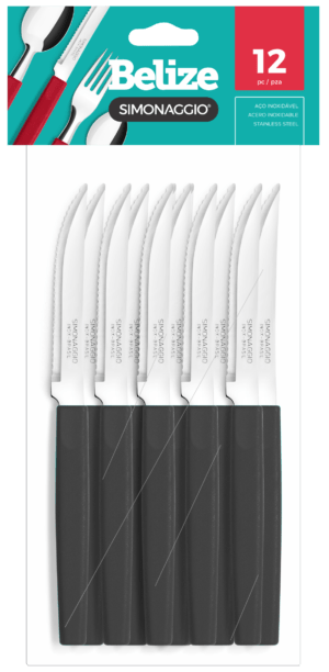 BLx12 Belize NEGRO CUCHILLO M/PLAST