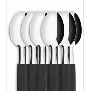 2872 - Cuchara de Mesa x12 Línea Belize BLx12 Belize NEGRO TENEDOR M/PLAST