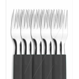 2873 - Tenedores x12u Línea Belize BLx12 Belize NEGRO CUCHARA M/PLAST