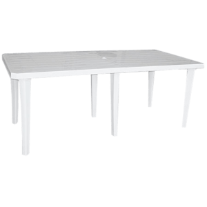 MESA RECTANGULAR 6 PATAS 180x85cm