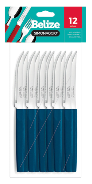 BLx12 Belize AZUL CUCHILLO M/PLAST