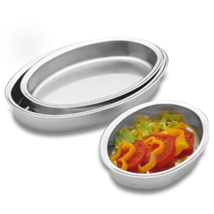 LEGUMBRERA OVAL AC.INOX. X42cm