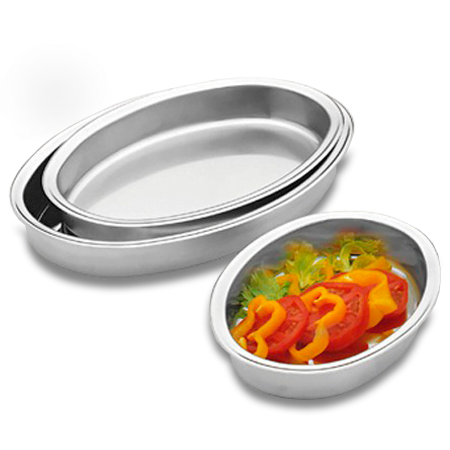 LEGUMBRERA OVAL AC.INOX. X42cm