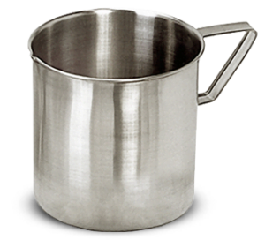 JARRO AC.INOX. 10 cm