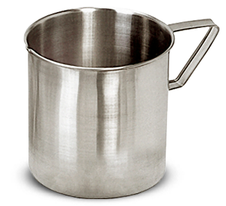 JARRO AC.INOX. 10 cm