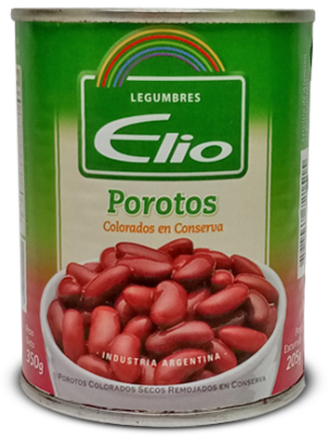 ELIO POROTO COLORADO SECO REMOJADO 24x350g