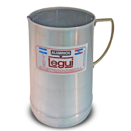 legui_l084 JARRA ALUMINIO ASA CHAROLADA x3L